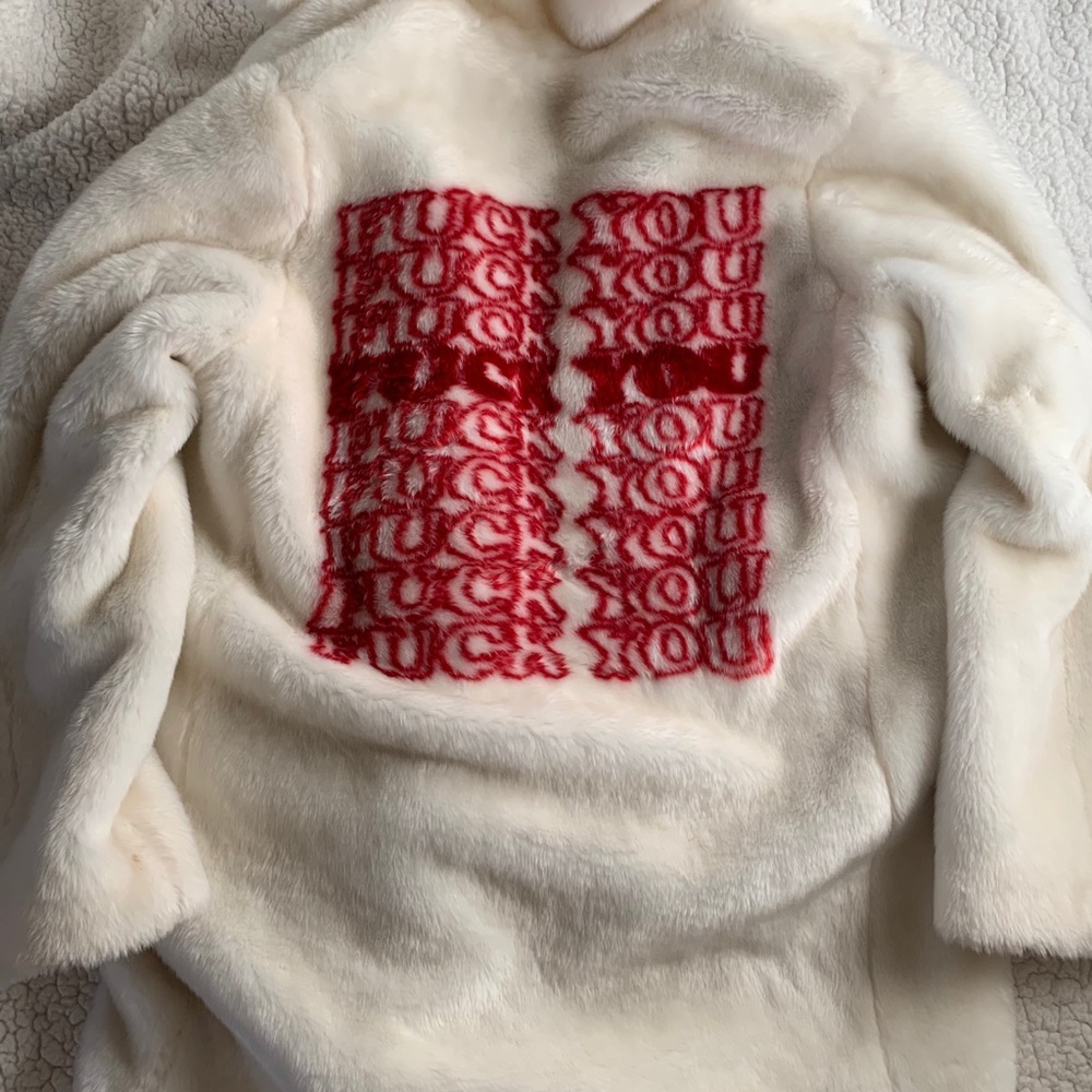 Hysteric Glamour X Supreme Faux fur coat